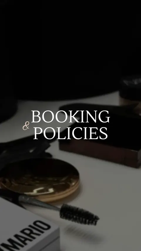 Booking and Policies — IRYNA NOVA