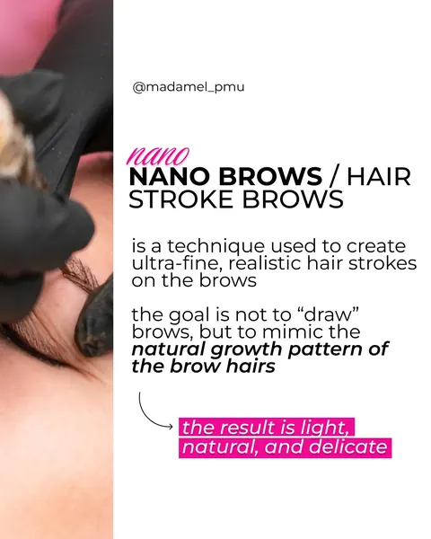 Що таке nano brows — MADAMEL PMU