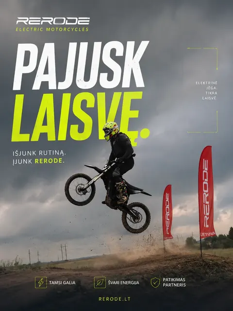 Афіша Pajusk laisve — RERODE Electric Motorcycles